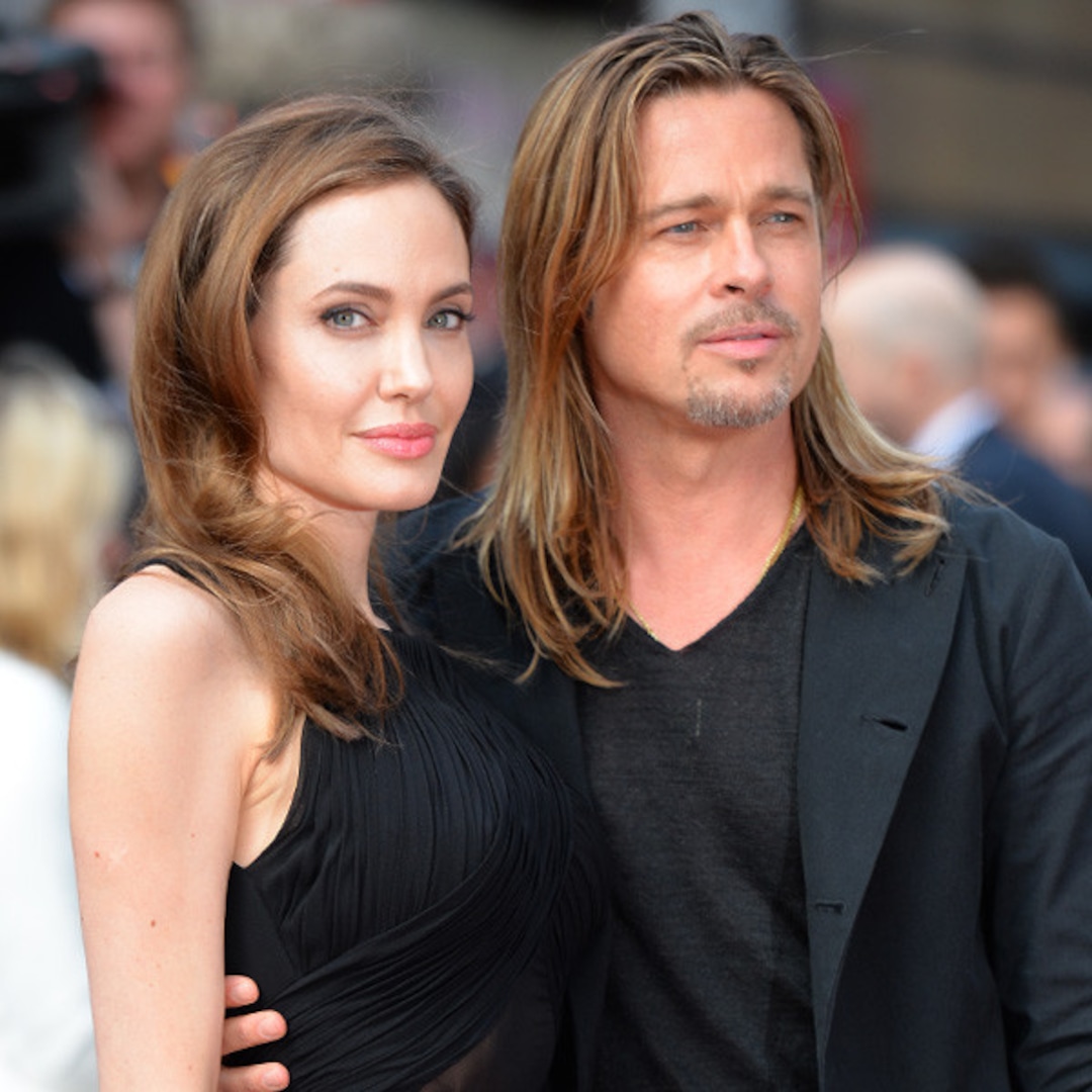 Exclusive Brad Pitt Talks Falling in Love With Angelina Jolie Exclusive Brad Pitt Talks Falling in Love With Angelina Jolie